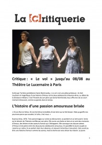 La critiquerie - Le vol